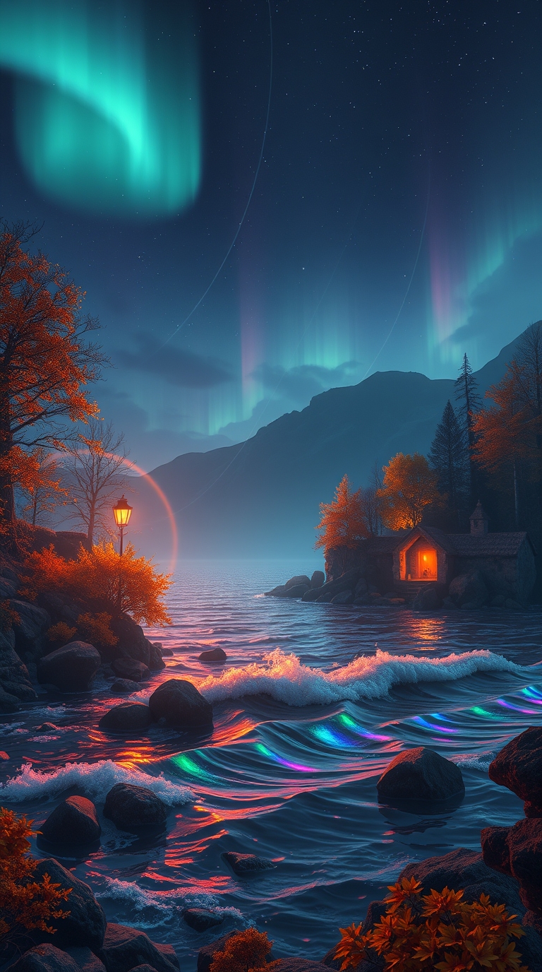 Nothern Light and Night Sea AI Reel