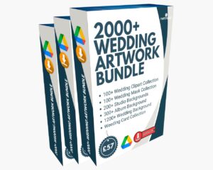 2000+ Wedding Artwork BUNDLE