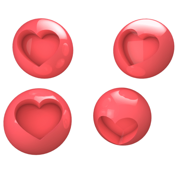 3D Social Media Reaction Icons Pack