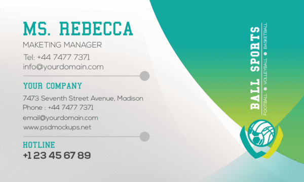 Business Card Sport