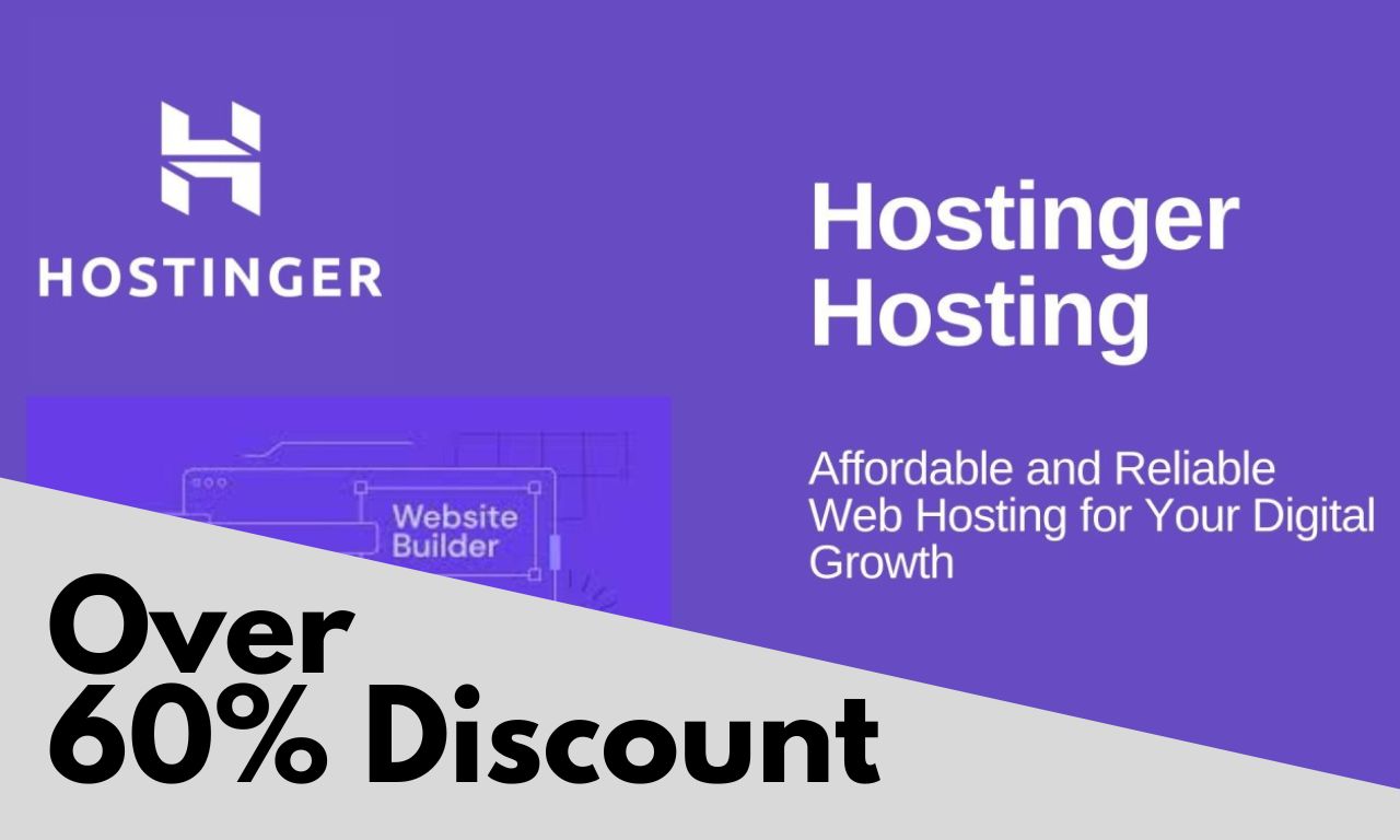 Hostinger Web Hosting 60% Discount Link