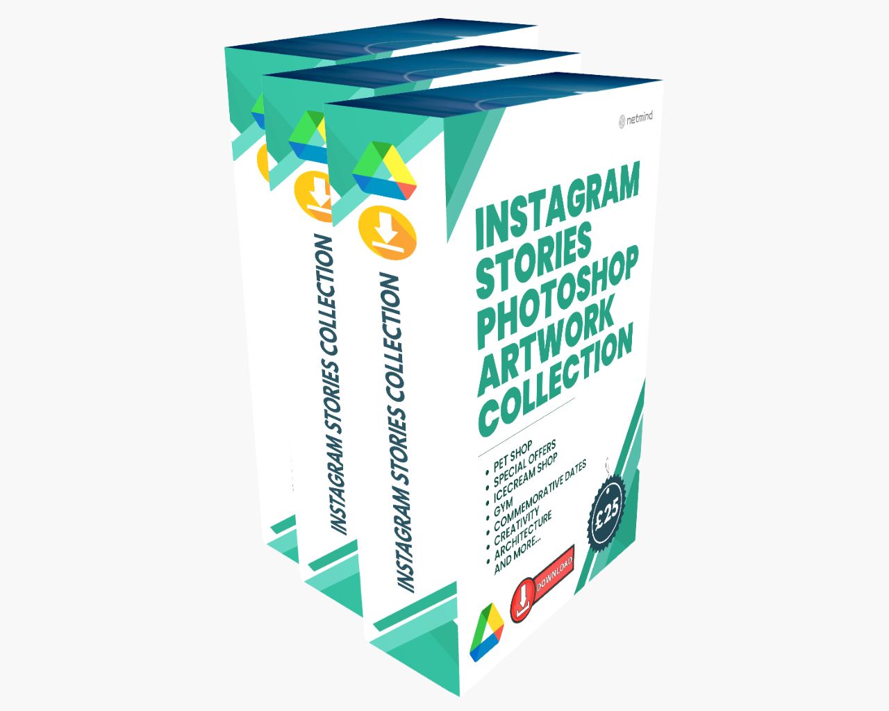 Vibrant Instagram Stories Photoshop Collection 1 Instagram Stories Photoshop Collection