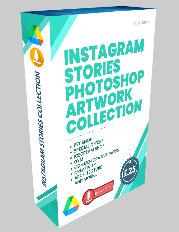 Vibrant Instagram Stories Photoshop Collection 2 Instagram Stories Photoshop ARTWORK Collection Image
